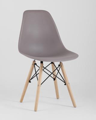 Комплект Stool Group Стул Eames Style DSW темно-серый x4 (разборный каркас) арт. УТ000037612