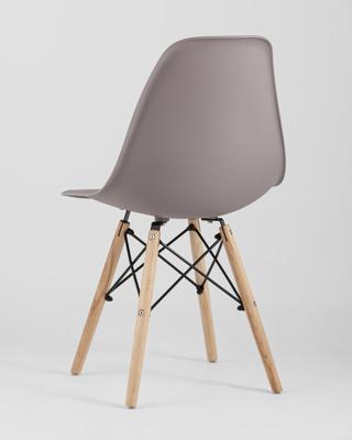 Комплект Stool Group Стул Eames Style DSW темно-серый x4 (разборный каркас) арт. УТ000037612