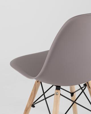 Комплект Stool Group Стул Eames Style DSW темно-серый x4 (разборный каркас) арт. УТ000037612