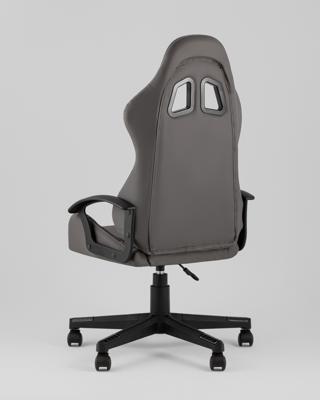 Кресло компьютерное TopChairs Кресло спортивное TopChairs Wyvern серо-черный арт. УТ000039485