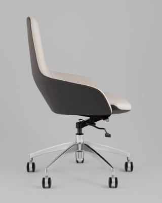 Кресло компьютерное TopChairs Кресло офисное TopChairs Soulo светло-серый, серый арт. УТ000039420