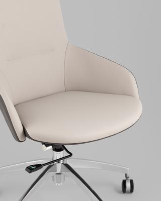Кресло компьютерное TopChairs Кресло офисное TopChairs Soulo светло-серый, серый арт. УТ000039420