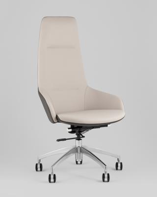 Кресло компьютерное TopChairs Кресло руководителя TopChairs Soulo светло-серый, серый арт. УТ000039418