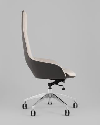 Кресло компьютерное TopChairs Кресло руководителя TopChairs Soulo светло-серый, серый арт. УТ000039418
