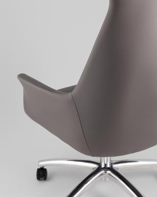 Кресло компьютерное TopChairs Кресло руководителя TopChairs Viking NEW серое арт. УТ000039424