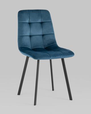 Комплект Stool Group Стул Chilly велюр сине-зеленый 4 шт. арт. УТ000039338