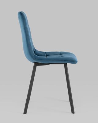 Комплект Stool Group Стул Chilly велюр сине-зеленый 4 шт. арт. УТ000039338