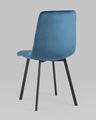 Комплект Stool Group Стул Chilly велюр сине-зеленый 4 шт. арт. УТ000039338