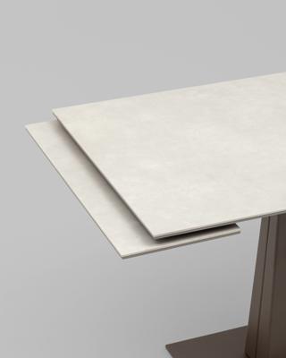 Стол Stool Group Стол Арнон 120-180/80/76 см керамика Carmen light grey арт. УТ000040452