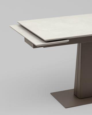 Стол Stool Group Стол Арнон 120-180/80/76 см керамика Carmen light grey арт. УТ000040452