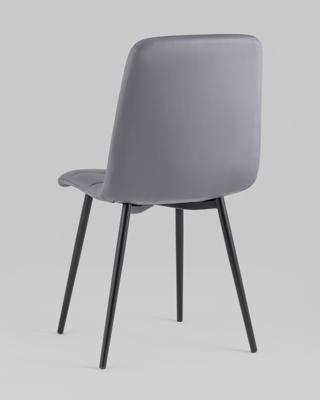 Комплект Stool Group Стул Oliver экокожа серый 2 шт. арт. УТ000036573