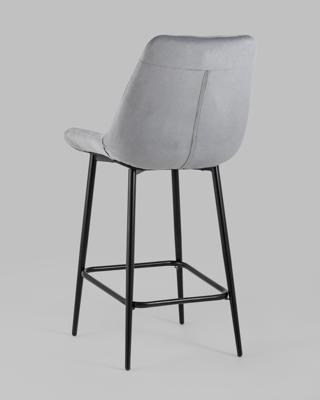 Стул полубарный Stool Group Стул полубарный Флекс велюр велютто серый 2 шт. арт. УТ000038572