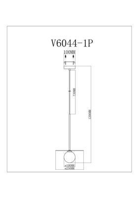 Подвесные светильники Moderli Светильник подвесной Moderli V11572-1P Scrumbel арт. УТ000040410