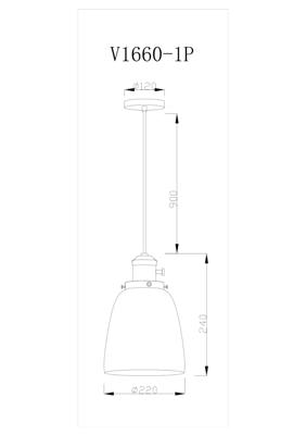 Подвесные светильники Moderli Светильник подвесной Moderli V11518-1P Suvo арт. УТ000040356