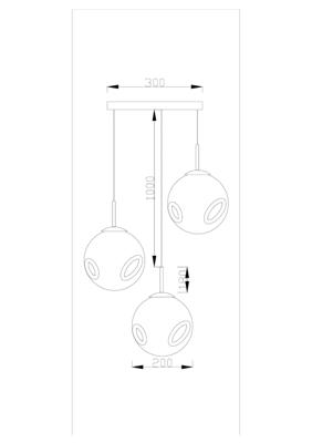 Подвесные светильники Moderli Светильник подвесной Moderli V11524-3P Amo арт. УТ000040362