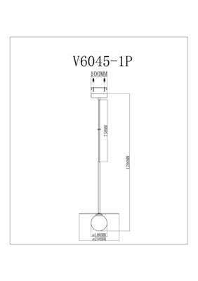 Подвесные светильники Moderli Светильник подвесной Moderli V11570-1P Scrumbel арт. УТ000040408