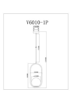 Подвесные светильники Moderli Светильник подвесной Moderli V11585-1P Klaster арт. УТ000040423
