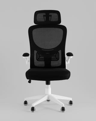 Офисное кресло Stool Group Кресло офисное TopChairs Airone белый с черной сеткой арт. УТ000039378