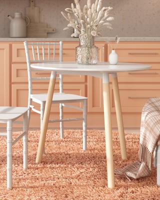 Стол Stool Group Стол круглый EAMES DST NEW D80 белый арт. УТ000039064