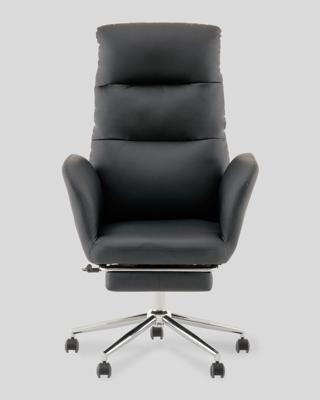 Офисное кресло TopChairs Кресло руководителя TopChairs Solid с оттоманкой черный арт. УТ000040808