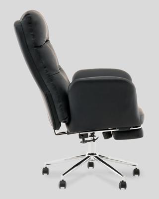 Офисное кресло TopChairs Кресло руководителя TopChairs Solid с оттоманкой черный арт. УТ000040808