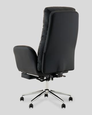 Офисное кресло TopChairs Кресло руководителя TopChairs Solid с оттоманкой черный арт. УТ000040808