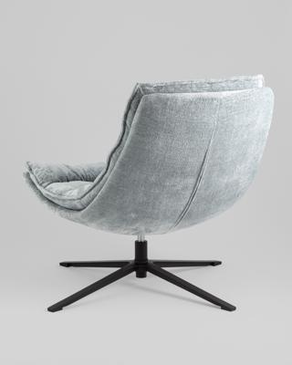 Кресло Stool Group Кресло лаунж Lazy серый арт. УТ000038981