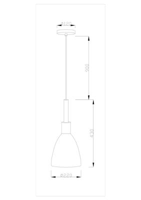 Подвесные светильники Moderli Подвесной светильник Moderli V10650-1P Toni арт. УТ000037133