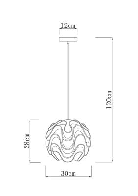 Подвесные светильники Moderli Светильник подвесной Moderli V11011-P Flake арт. УТ000038659