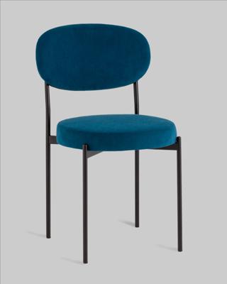 Комплект Stool Group Стул Бриф DD велюр синий 4 шт. арт. УТ000041542