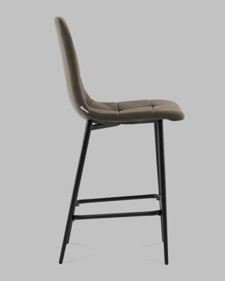Стул полубарный Stool Group Стул полубарный Одди велюр темно-серый арт. УТ000041435