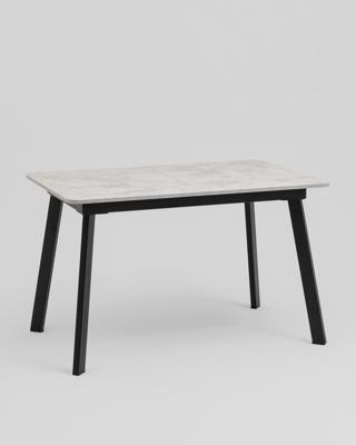 Стол Stool Group Стол Batu new 120-160/80/76 столешница ЛМДФ ароза светлая подстолье металл черный арт. УТ000041938