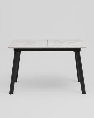 Стол Stool Group Стол Batu new 120-160/80/76 столешница ЛМДФ ароза светлая подстолье металл черный арт. УТ000041938