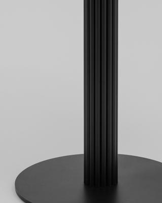 Стол Stool Group Стол круглый Фризбин D90, столешница МДФ ледяной камень, основание металл черный арт. УТ000041628