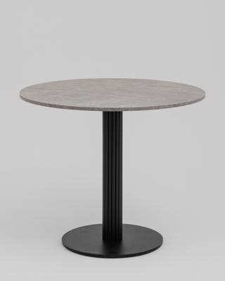 Стол Stool Group Стол круглый Фризбин D90, столешница МДФ сегни темный, основание металл черный арт. УТ000041629