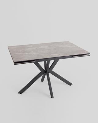 Стол Stool Group Стол раскладной Marmer 120-180*80*76 керамика антрацит арт. УТ000039729