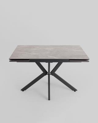 Стол Stool Group Стол раскладной Marmer 120-180*80*76 керамика антрацит арт. УТ000039729