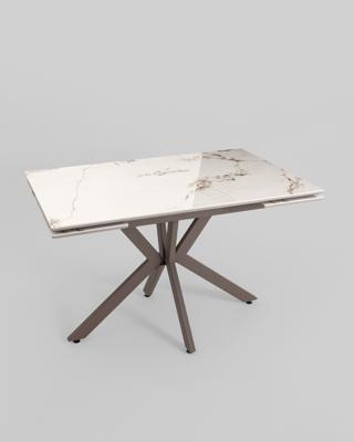 Стол Stool Group Стол раскладной Marmer 120-180*80*76 керамика капучино арт. УТ000039730