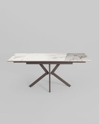Стол Stool Group Стол раскладной Marmer 120-180*80*76 керамика капучино арт. УТ000039730