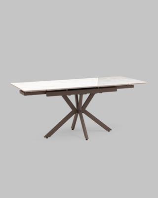 Стол Stool Group Стол раскладной Marmer 120-180*80*76 керамика капучино арт. УТ000039730
