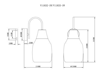 Бра Moderli Светильник настенный Moderli V11833-1W Adalina арт. УТ000041850