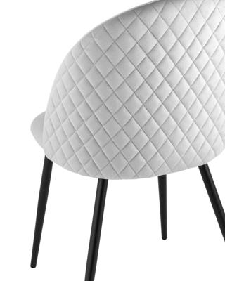 Комплект Stool Group Стул Lilly велюр серебристый 4 шт. арт. УТ000040714