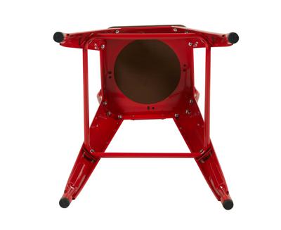 Стул барный Stool Group Стул барный TOLIX со спинкой красный глянцевый + темное дерево KD 4 шт. арт. УТ000042403