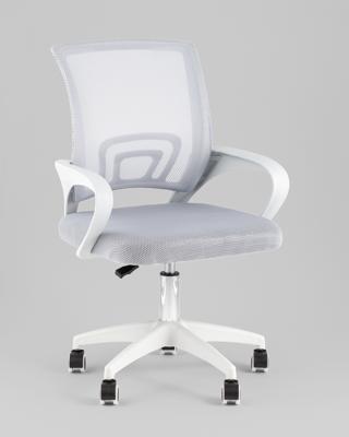 Офисное кресло TopChairs Кресло офисное TopChairs Simple SN серый пластик белый арт. УТ000042081