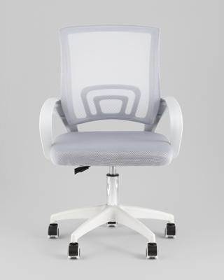 Офисное кресло TopChairs Кресло офисное TopChairs Simple SN серый пластик белый арт. УТ000042081