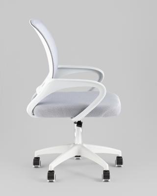 Офисное кресло TopChairs Кресло офисное TopChairs Simple SN серый пластик белый арт. УТ000042081