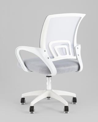 Офисное кресло TopChairs Кресло офисное TopChairs Simple SN серый пластик белый арт. УТ000042081