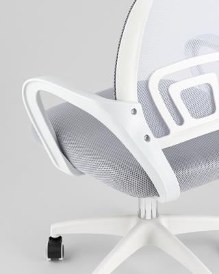 Офисное кресло TopChairs Кресло офисное TopChairs Simple SN серый пластик белый арт. УТ000042081