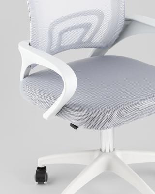 Офисное кресло TopChairs Кресло офисное TopChairs Simple SN серый пластик белый арт. УТ000042081