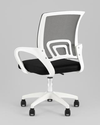 Офисное кресло TopChairs Кресло офисное TopChairs Simple SN черный пластик белый арт. УТ000042082